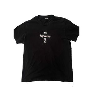 Black Supreme Cross Box Logo t-shirt